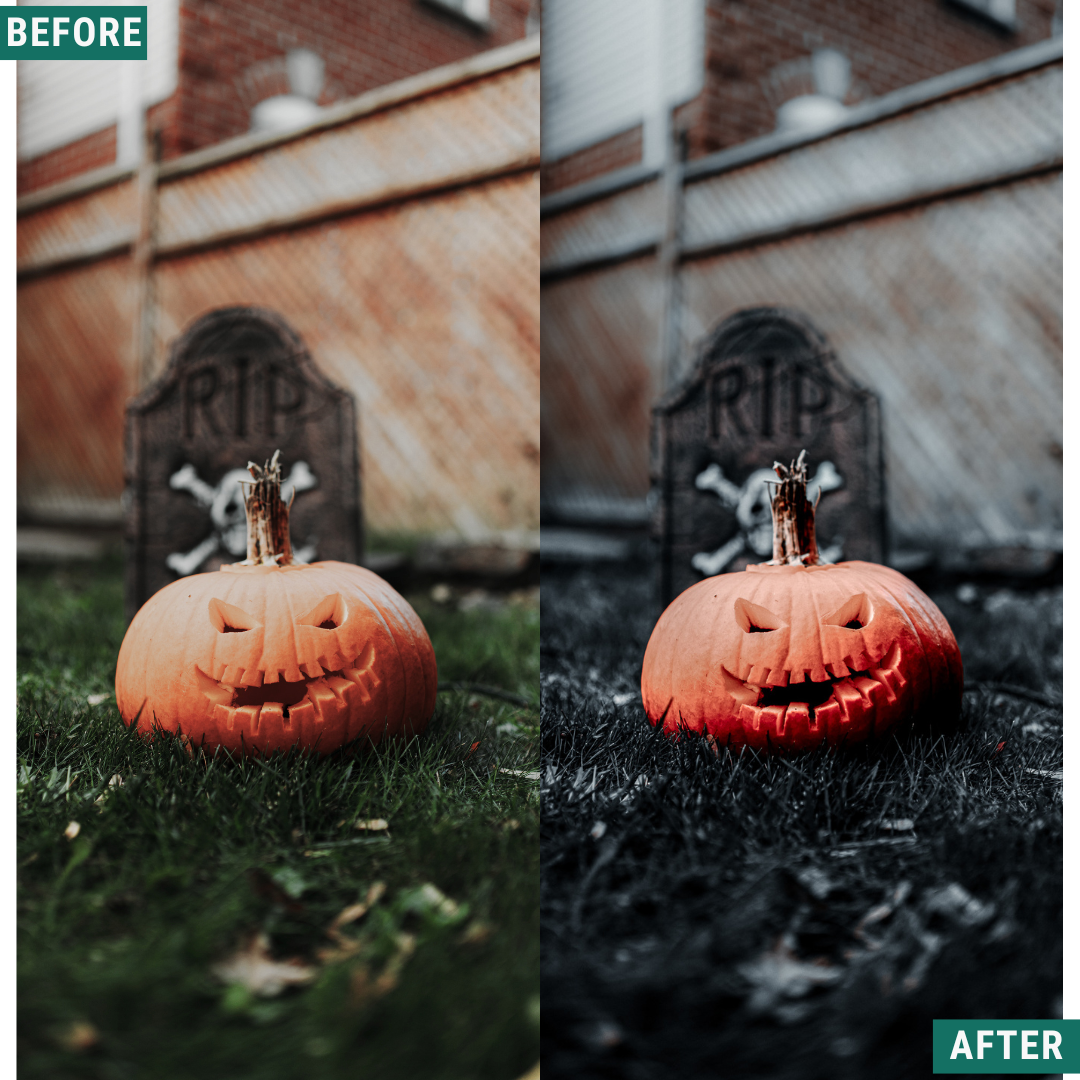 Spooky Tones Lightroom Presets Pack