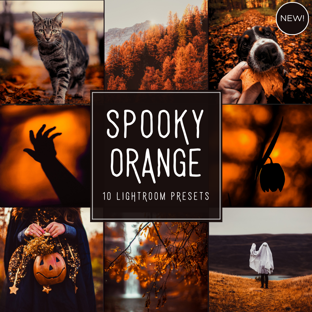 Spooky Orange Lightroom Presets Pack
