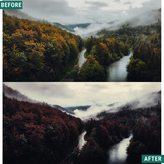 Blue Fall LIMITED Lightroom Presets Pack