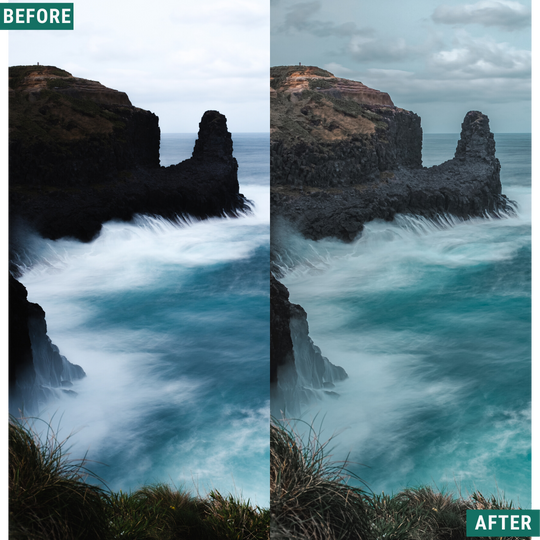 Aqua Tones Lightroom Presets Pack