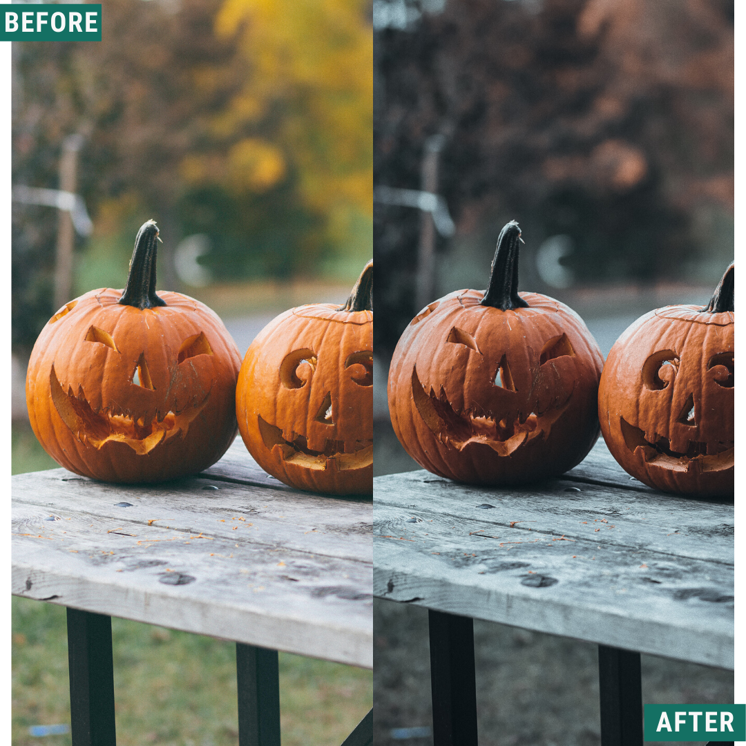 Spooky Tones Lightroom Presets Pack