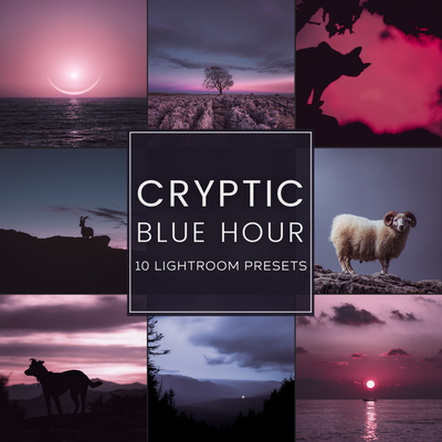 Cryptic Blue Hour Lightroom Presets Pack
