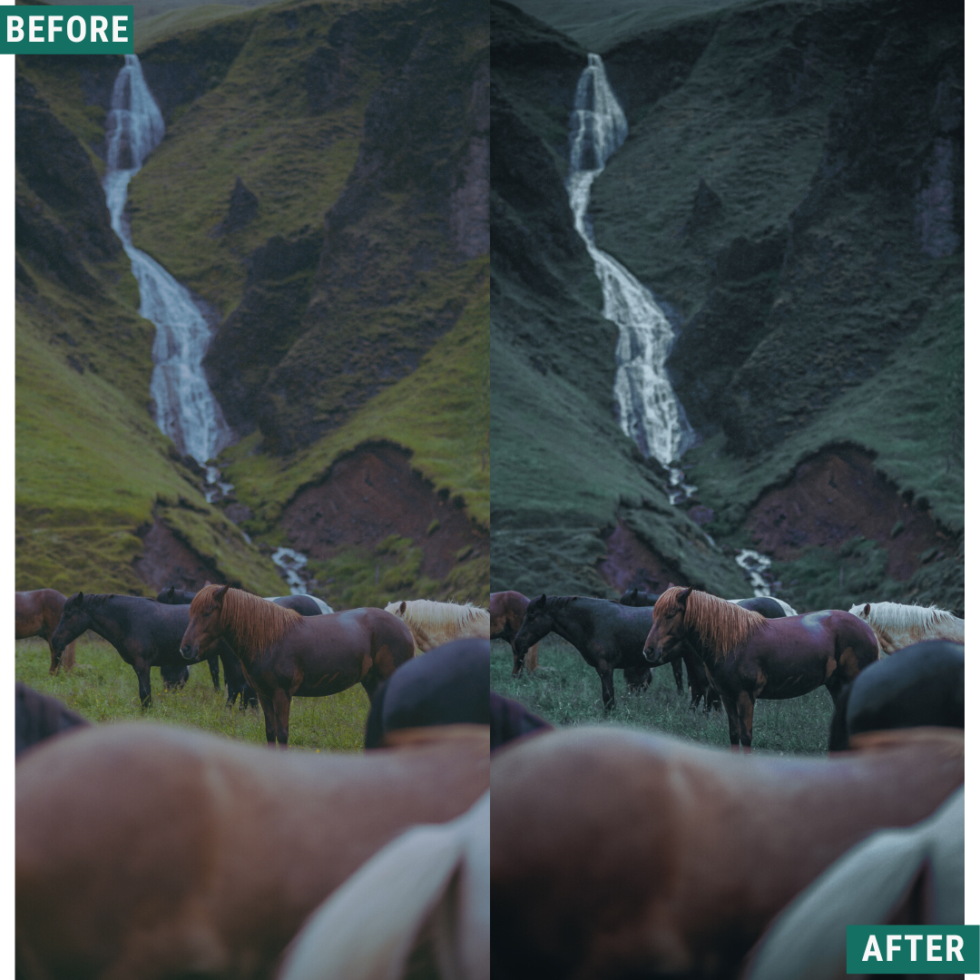 Cyan Mood Lightroom Presets Pack
