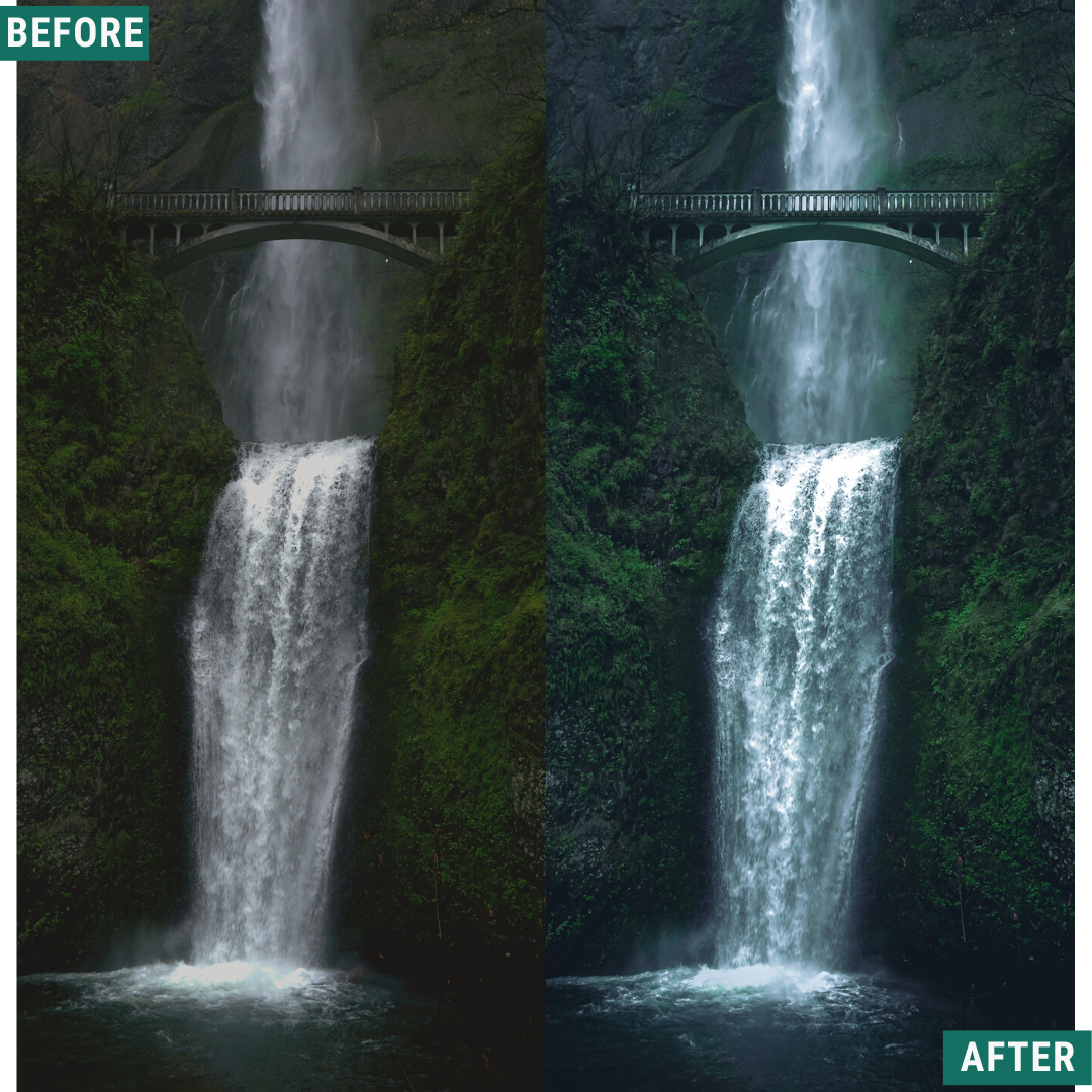 Cyan Mood Lightroom Presets Pack