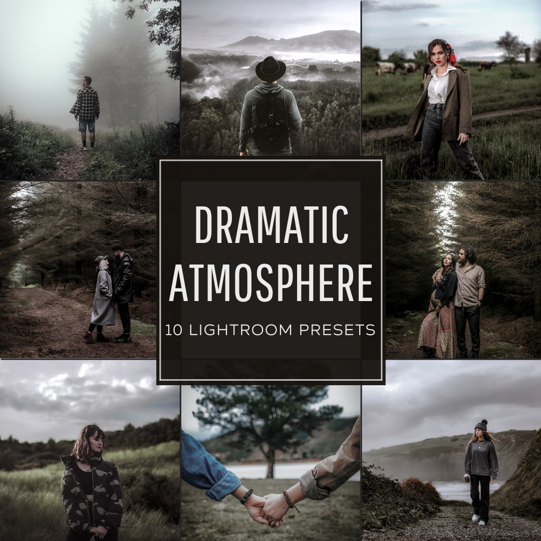 Dramatic Atmosphere Portrait Lightroom Presets Pack