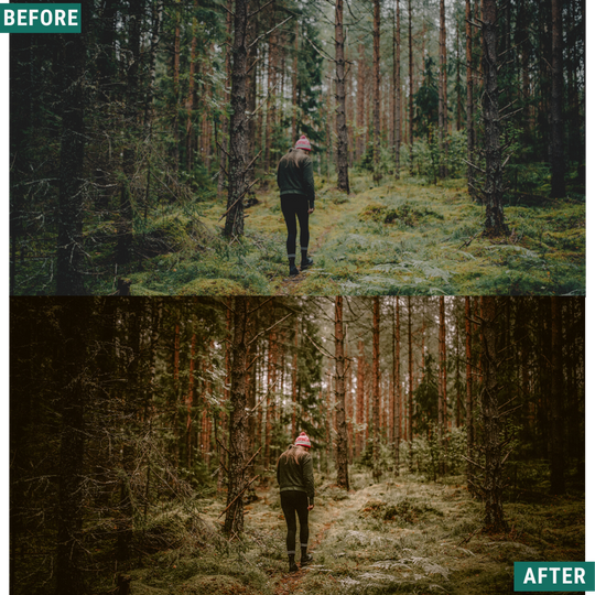 Rustikales Holz Lightroom Presets Pack