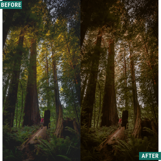 Rustikales Holz Lightroom Presets Pack