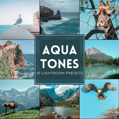 Aqua Tones Lightroom Presets Pack